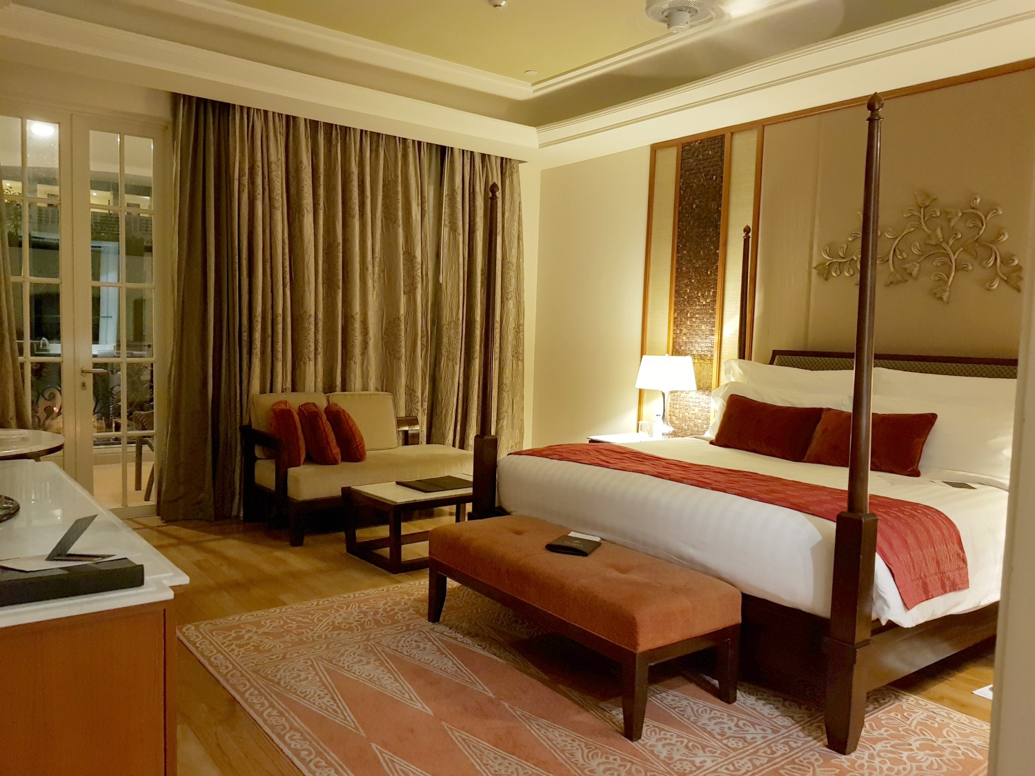 View of the bedroom at The Danna Langkawi - my Danna Langkawi review if you're visiting the luxury hotel in Malaysia with kids