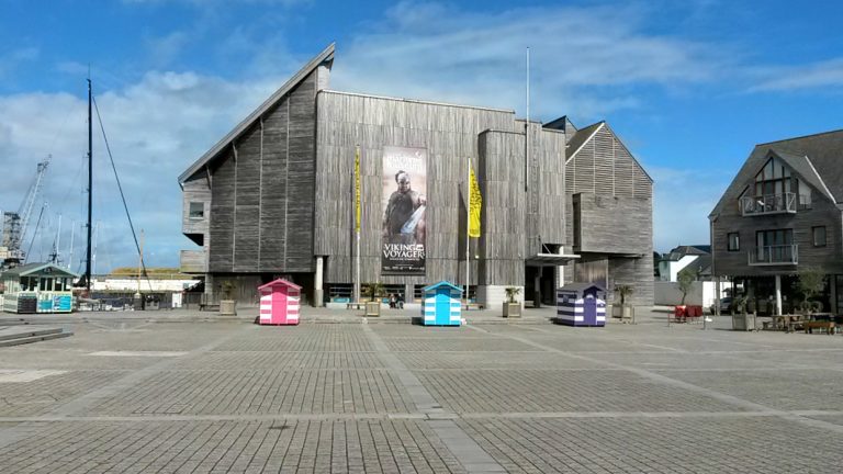 The exterior of the National Maritime Museum in Falmouth - one of my top 20 things to do in Cornwall with kids