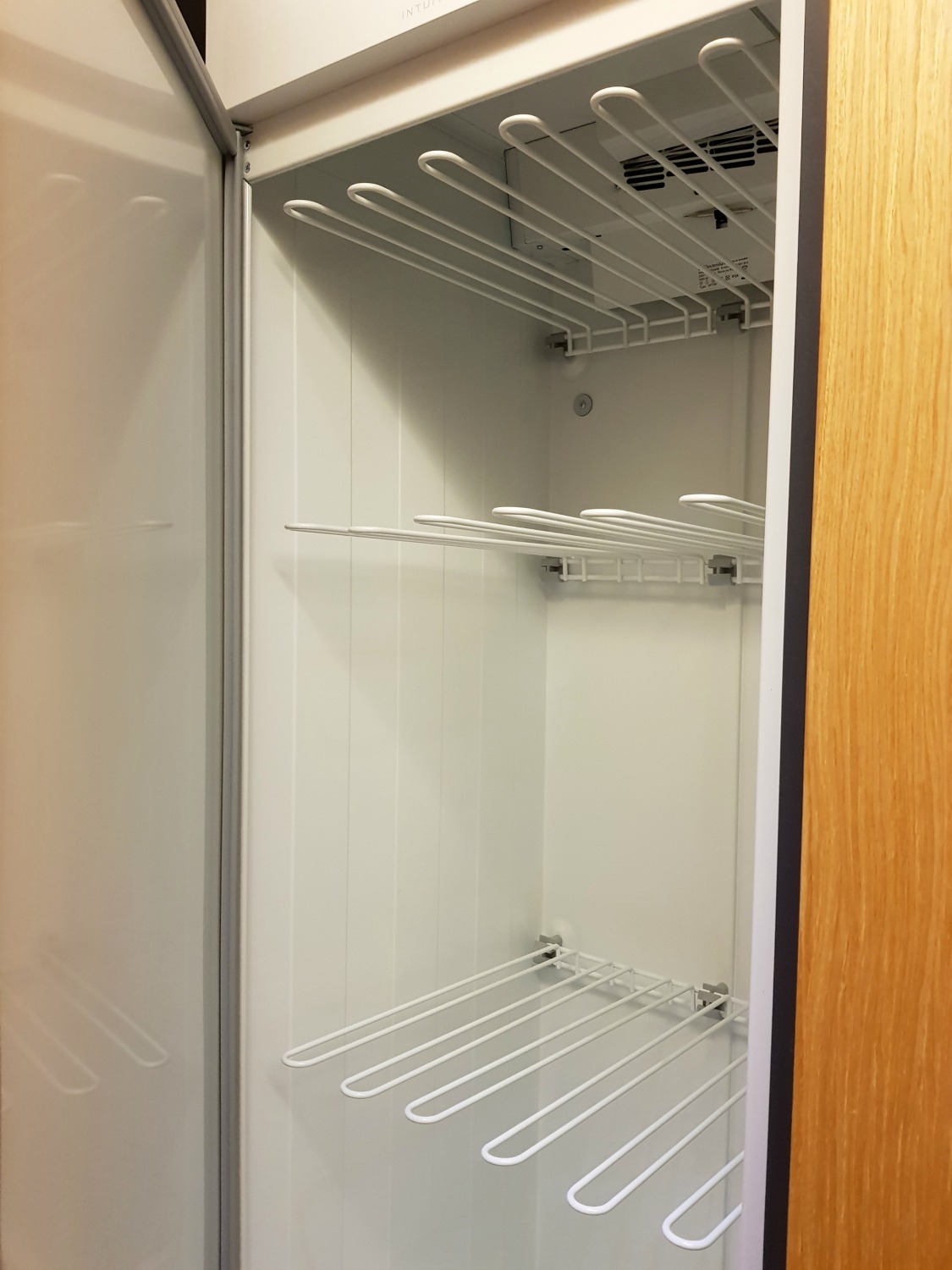 Drying cupboard in the Superior room - my review of Hotel Levi Panorama, Lapland