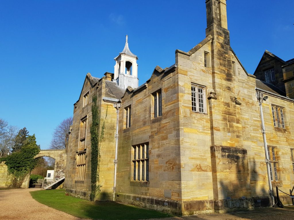 A view of the gatehouse at Scotney Castle, Kent - our winter day out at Scotney Castle with kids