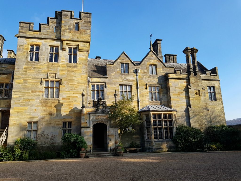 View of the 19th century manor house at Scotney Castle, Kent - our winter day out at Scotney Castle with kids