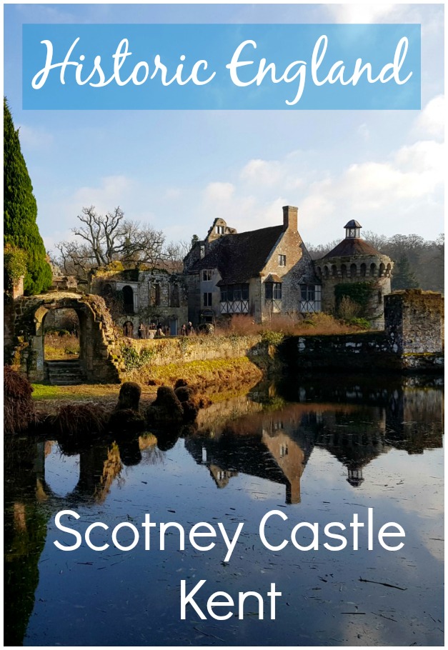 Visiting Scotney Castle with kids - a 14th century moated castle in Kent, England and the accompanying 'new' house built in 1836. Perfect for discovering more of England's history, with parkland and woodland to explore, a natural play area and the enchanting ruins of the castle.