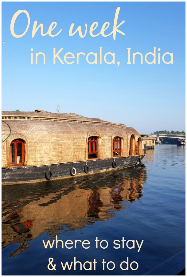 My one week in Kerala itinerary, including ideas for what to do and where to stay in Kerala with kids. One of the most relaxed areas of India, it's perfect for first-time visitors to India, including the history of Kochi, relaxed houseboats in the backwaters near Alleppey, tea plantations of Munnar and Kerala's beaches. #kerala #indiawithkids #keralaitinerary #mummytravels