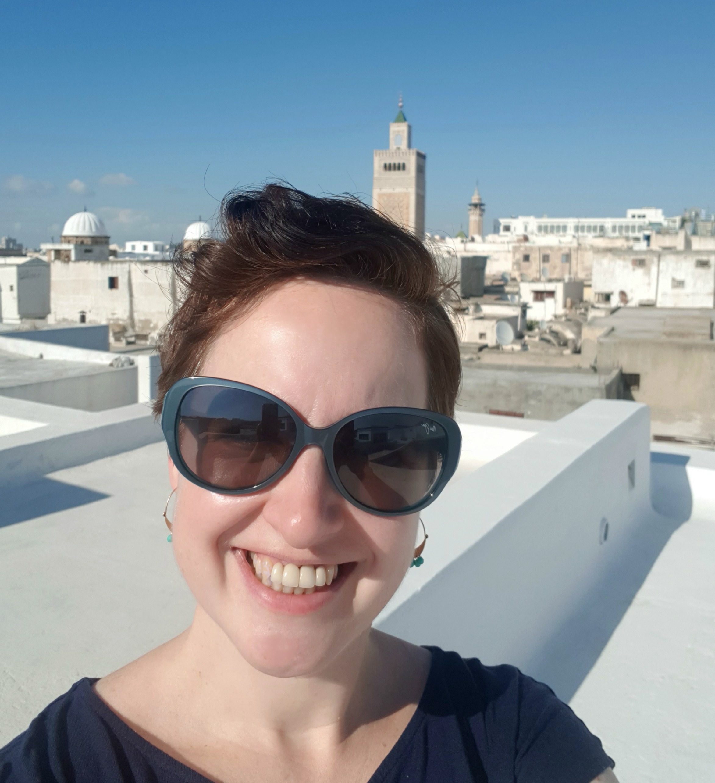 Enjoying the views in Tunis and feeling much better after antibiotics to treat my ear infection - why we should all #JoinTheFight campaign against superbugs