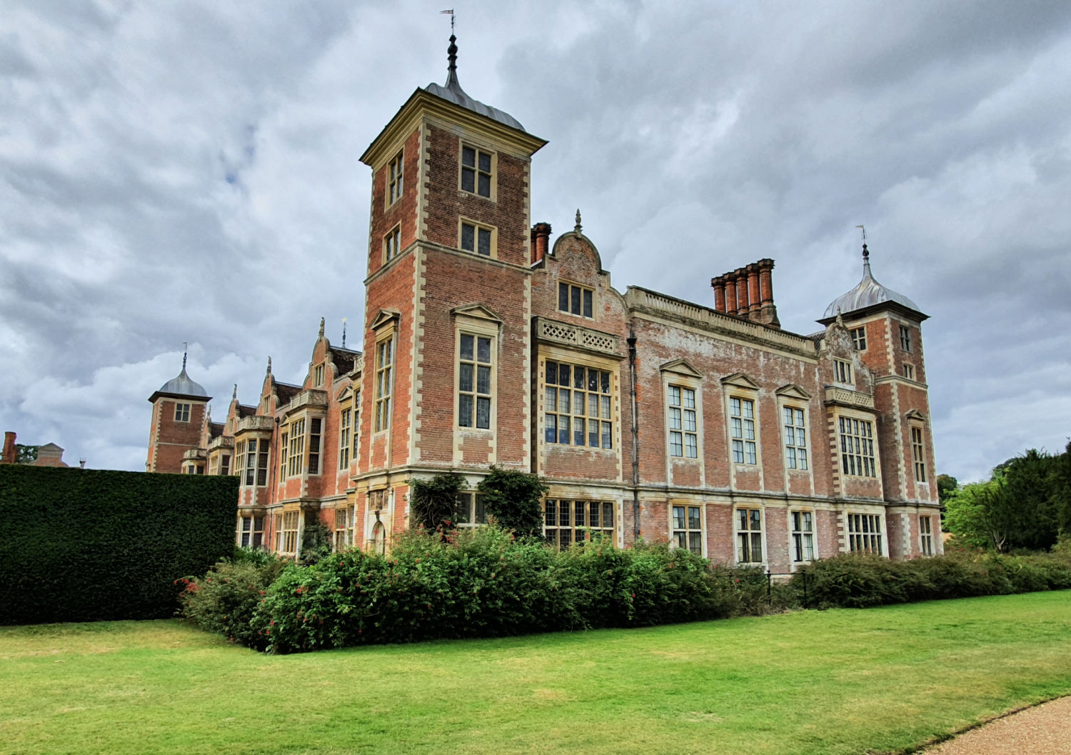 View of the side of Blickling Hall National Trust - a day out at Blickling Estate with kids
