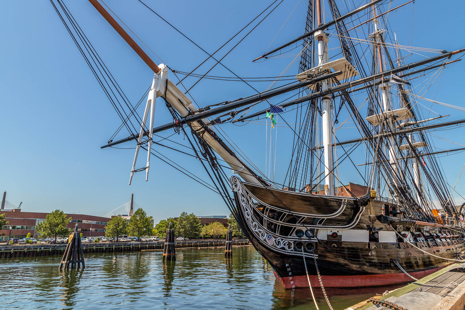 The USS Constitution in Boston Massachusetts - a visit is one of my top things to do in Boston with kids