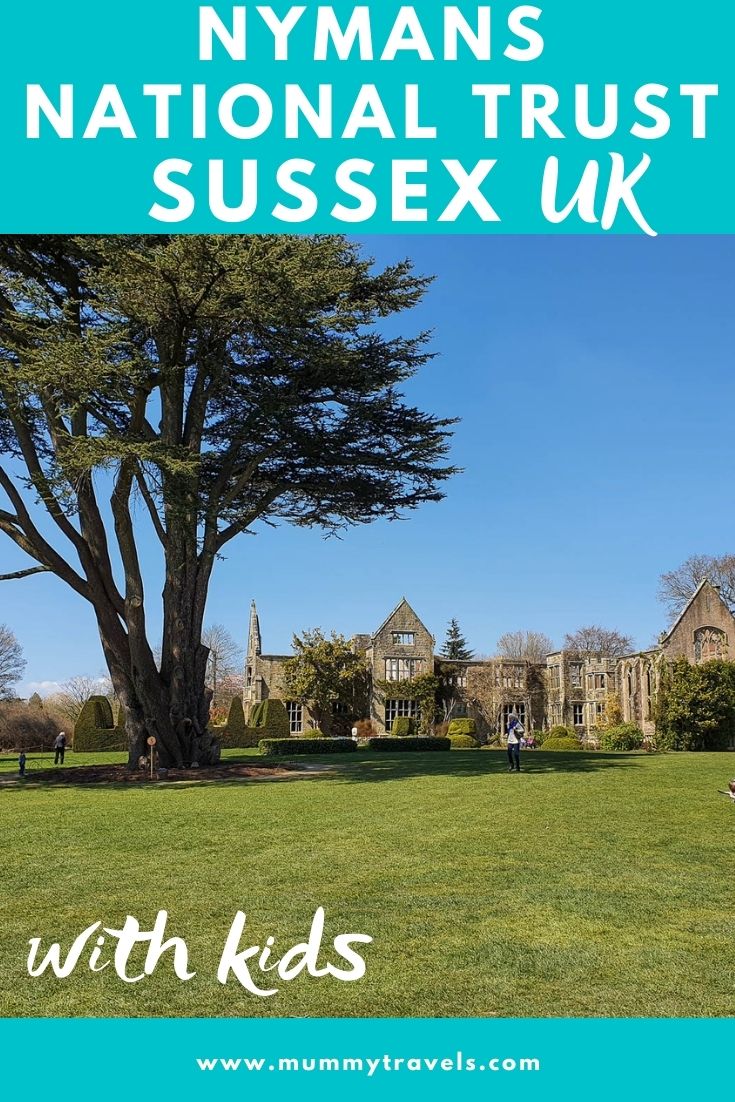 Visiting Nymans with kids - a family day out at Nymans National Trust is one of the best things to do in Sussex with kids. With its countless gardens, family trails, secret corners to discover, woodland walks and even the tallest tree in Sussex, this Sussex National Trust site is a fantastic day out with kids