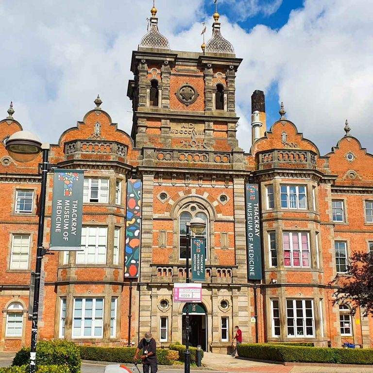 Exterior of the Thackray Museum of Medicine - one of the most unusual days out in Leeds with kids