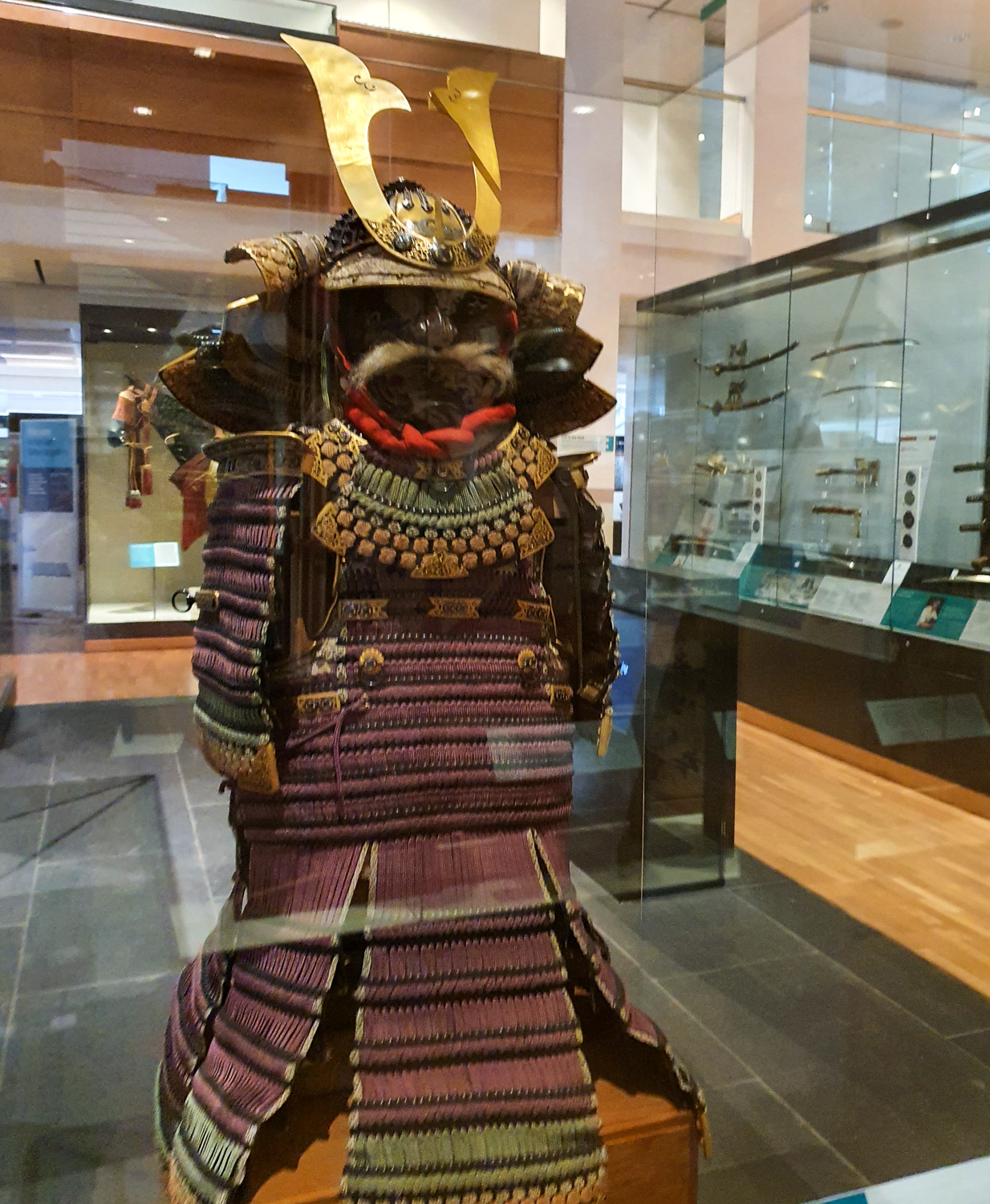 Decorative but fearsome armour created during the Shogunate of Japan - my review of a day out at the Royal Armouries with kids
