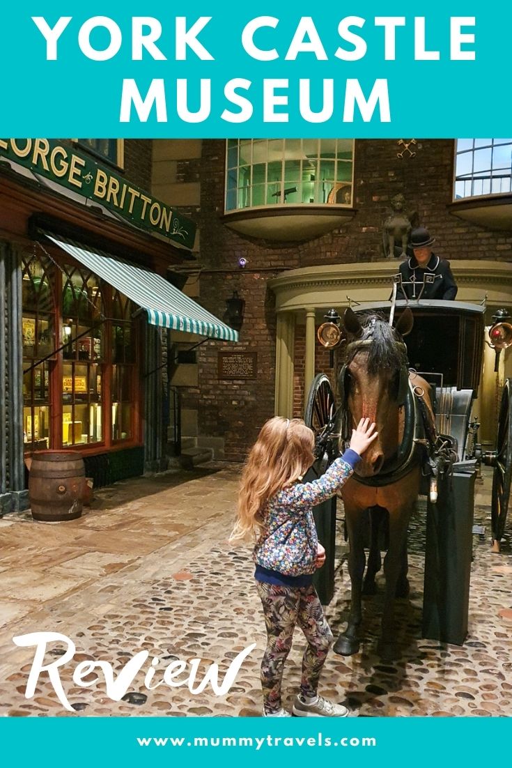 My review of visiting York Castle Museum with kids - repeatedly voted one of the top family days out in York, this family-friendly museum is fantastic, from its recreated Victorian street to Dick Turpin in York Castle prison plus exhibitions on fashion through the ages and the First World War