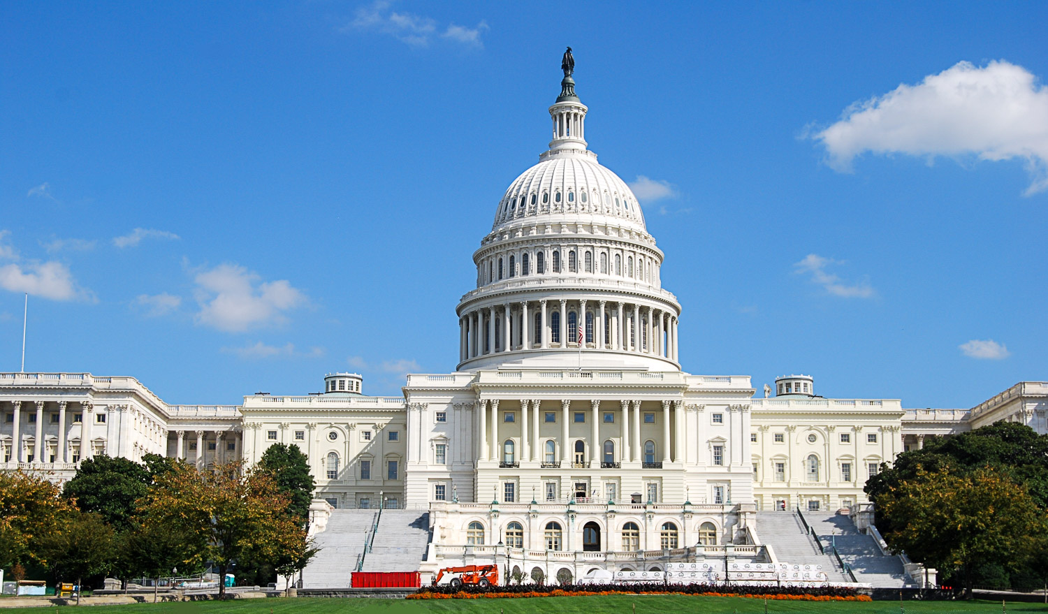 The white domed Capitol building - one of the top sights to see with kids in Washington DC