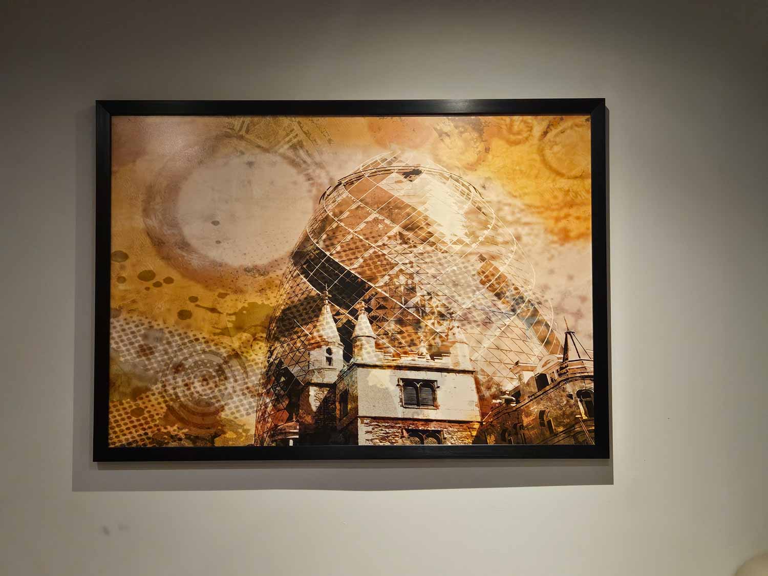 Artwork inspired by London buildings in our Hoxton family suite - my Courthouse Hotel Shoreditch review