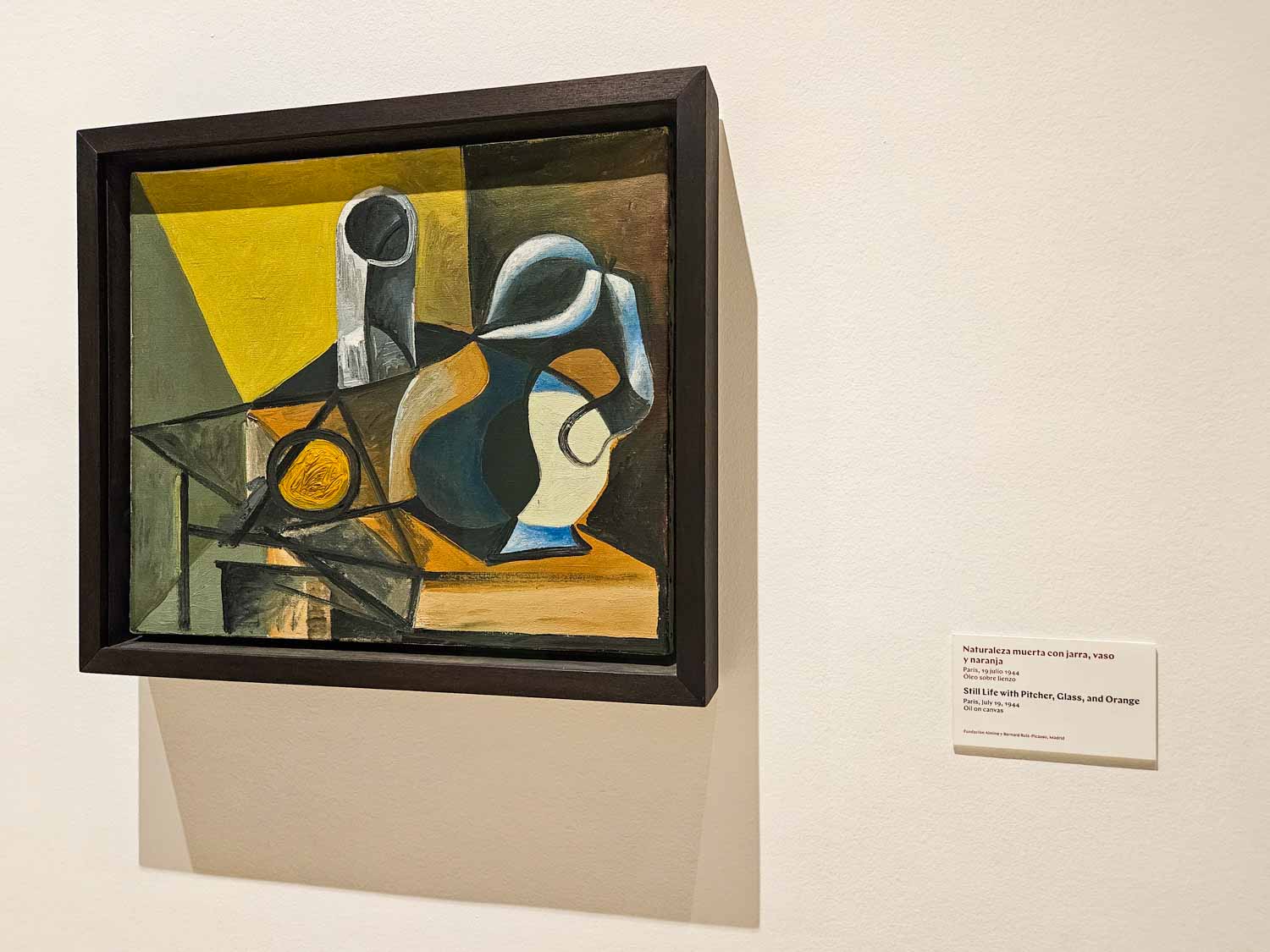Artwork by Picasso in the Picasso Museum in Malaga - the best place to visit in Malaga with kids who love art